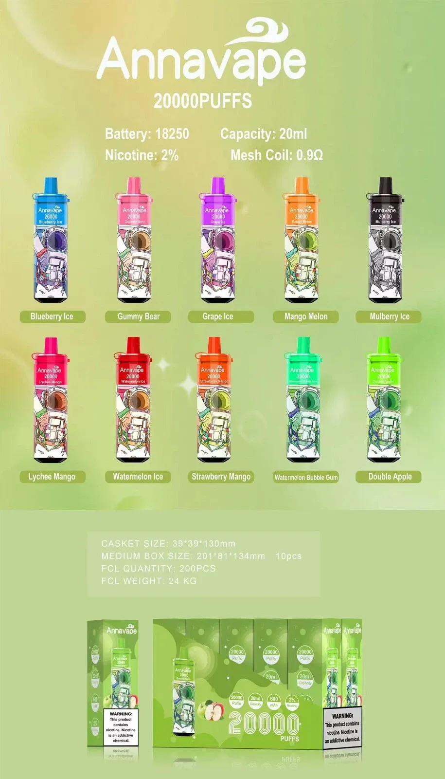 Annavape 20000 Puffs Disposable Vape best