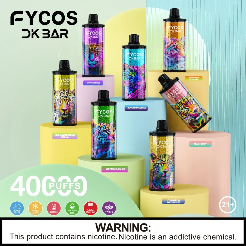 Fycos 40000 40K Puffs Crystal Vape DK Bar Wholesale Disposable