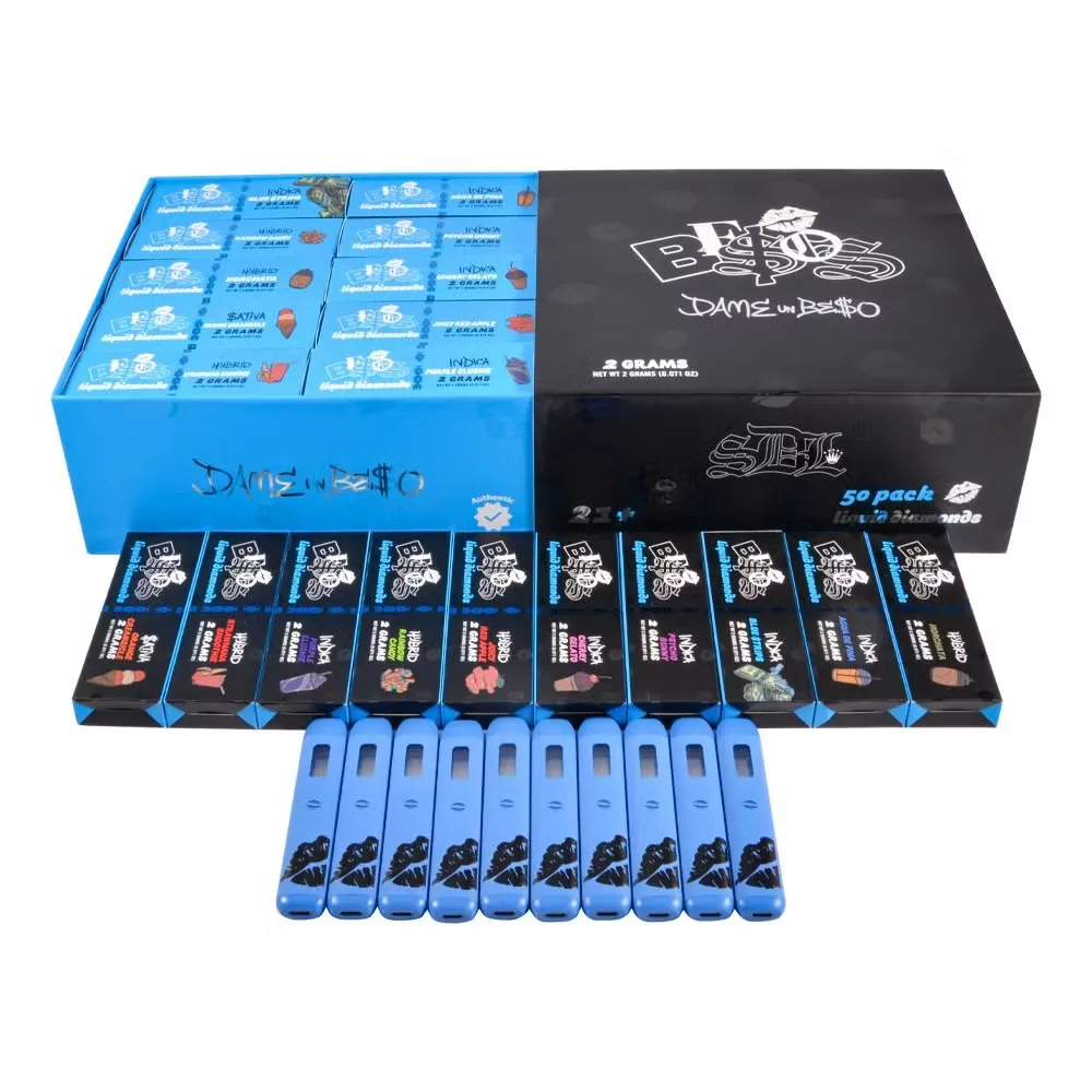 Tómt blátt Besos 2g einnota vape