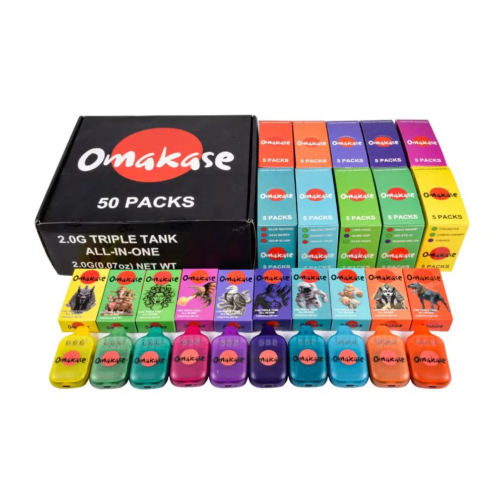 Tómur Omakase 2g með skjá einnota Vape Pen