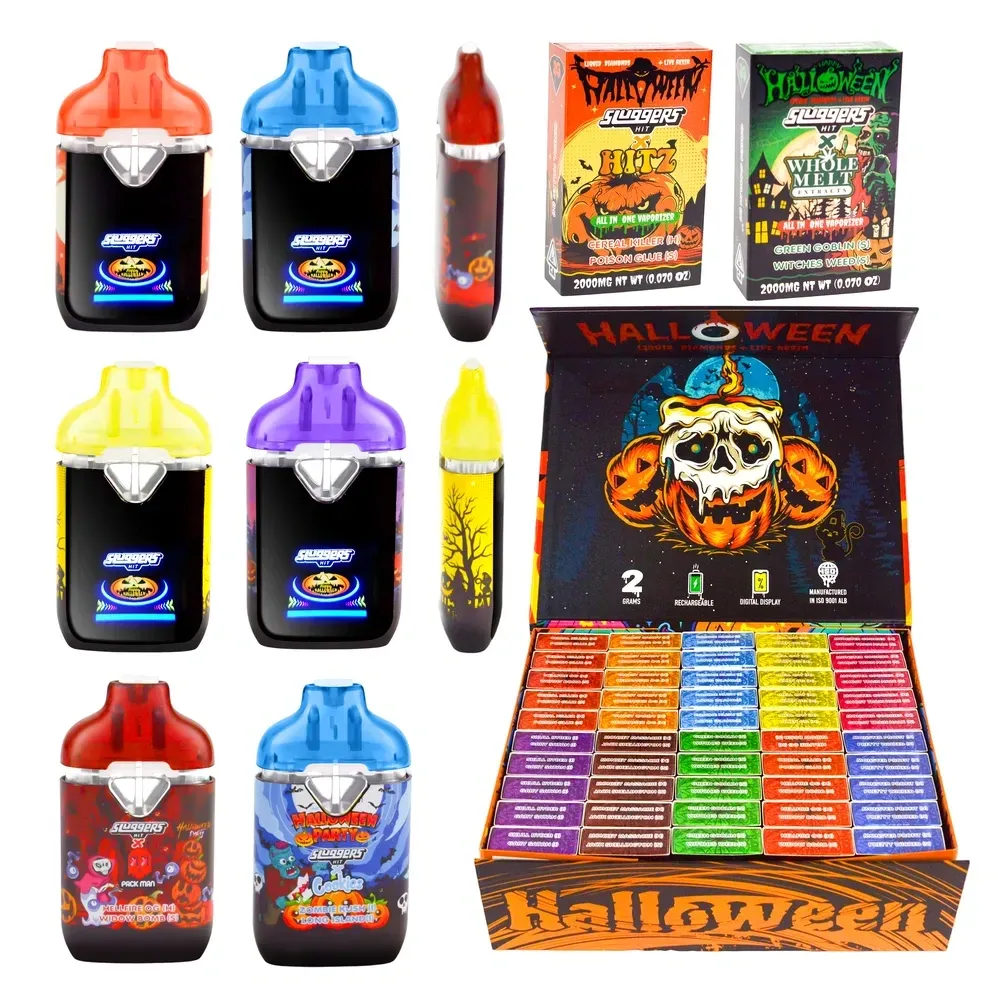EMPTY Sluggers Hit Halloween 2g einnota Vape Pen Switch Tvöfaldur bragðtegundir