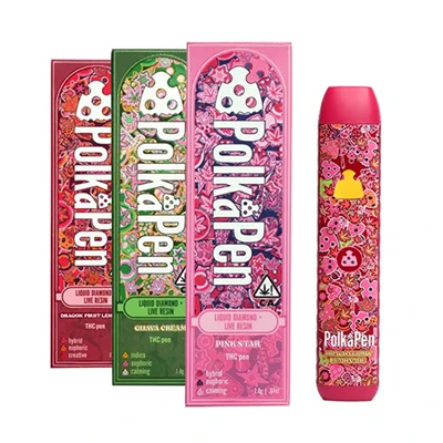 Polkadot polka penna 2g einnota